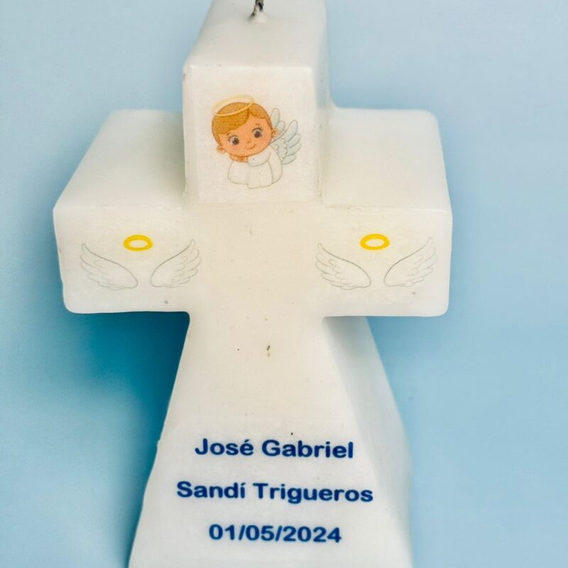 Cruz mediana ancha vela o candela