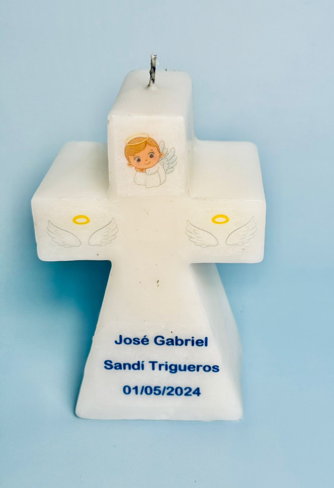 Cruz mediana ancha vela o candela