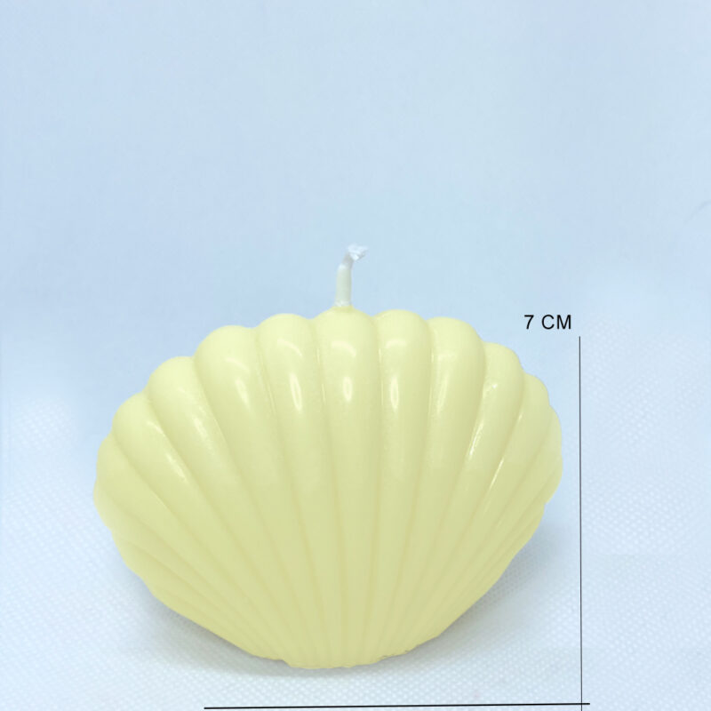 Vela Candela de parafina en forma de Concha