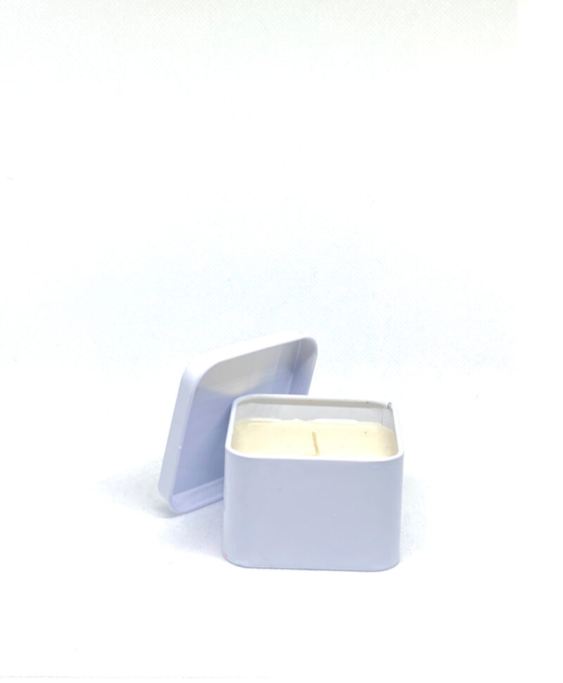 Vela aromatica   de Soya en envase aluminio con tapa