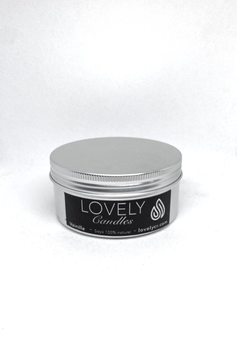 Vela aromatica   de Soya en envase aluminio con tapa