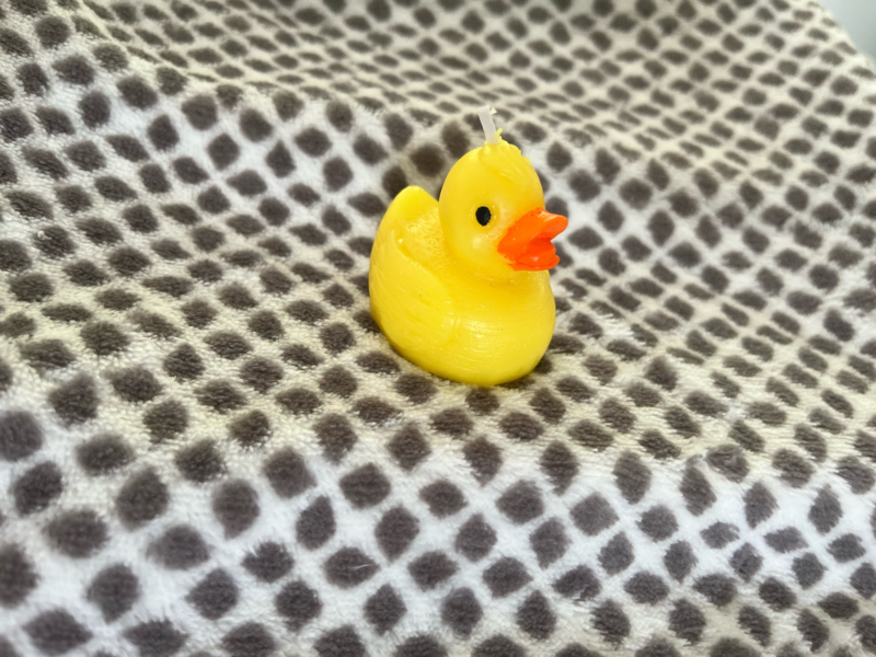 Vela Candela de parafina en forma de Cruz patito