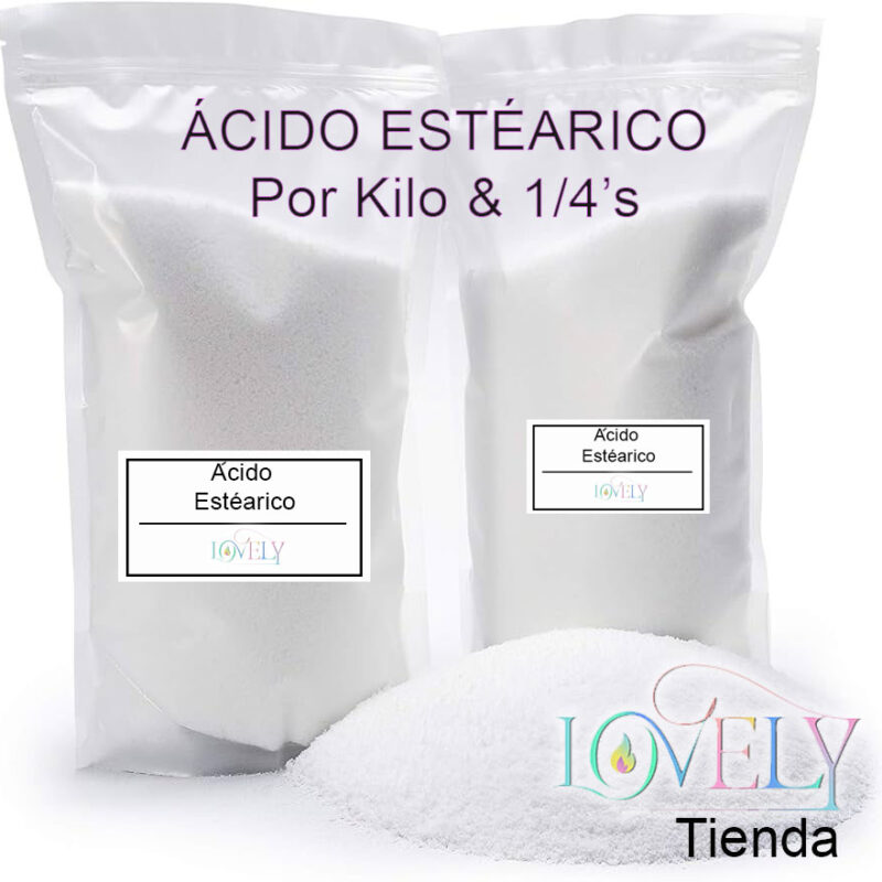 Ácido Esteárico por Kilo y 1/4's
