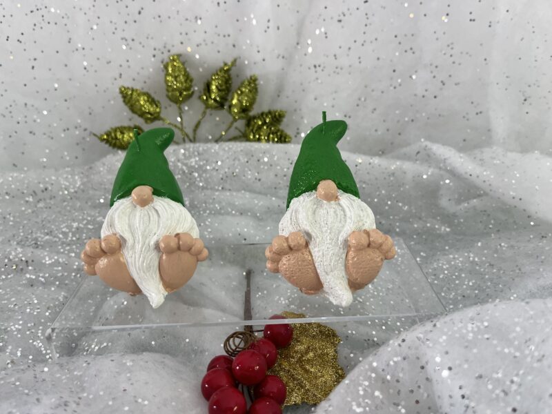 Gnomos vela o candela de parafina