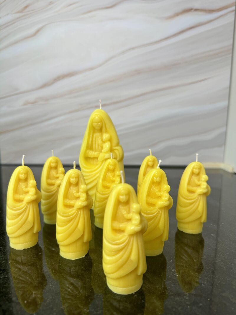 Virgen de los Ángeles gde vela o Candela de parafina - Image 2