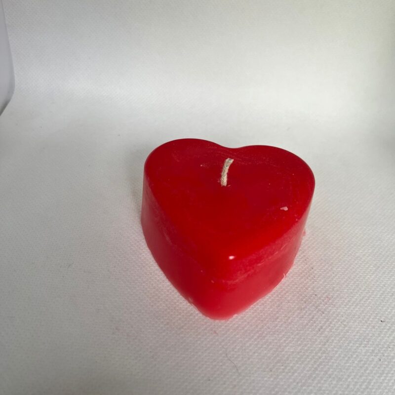 Corazón vela o candela de Parafina