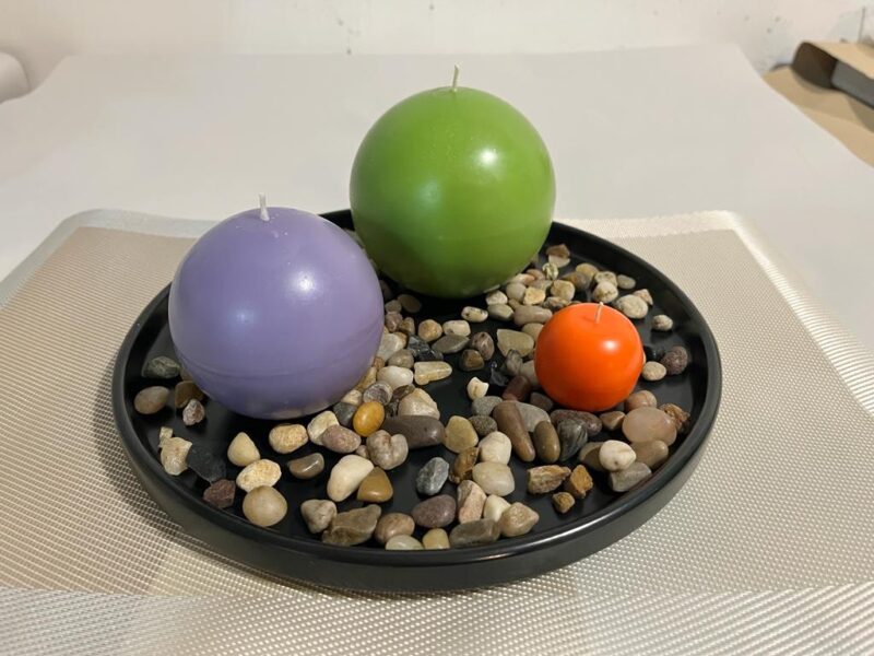 Esfera grande vela o candela de parafina