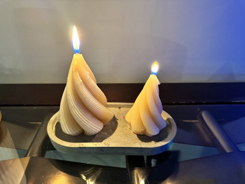 Árboles twist Vela o candela de parafina