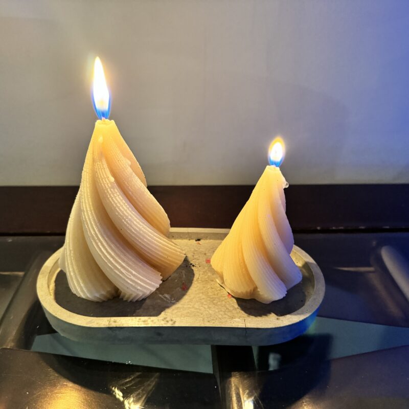 Árboles twist Vela o candela de parafina