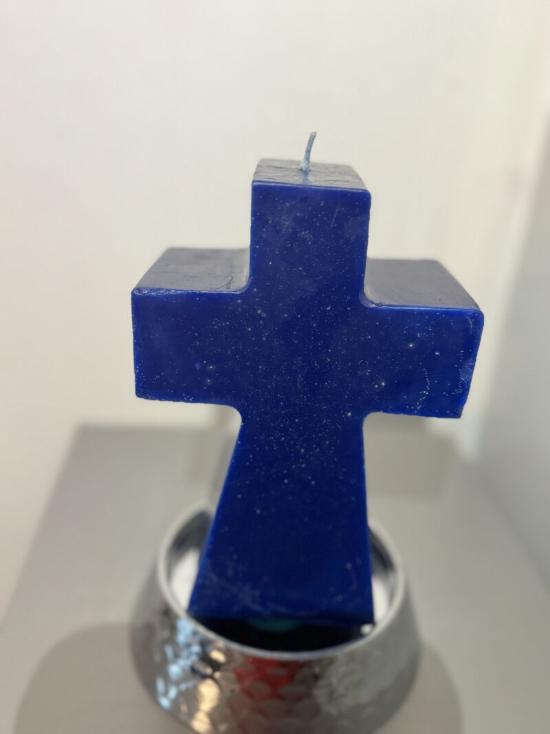 Cruz grande vela o candela de parafina - Image 3