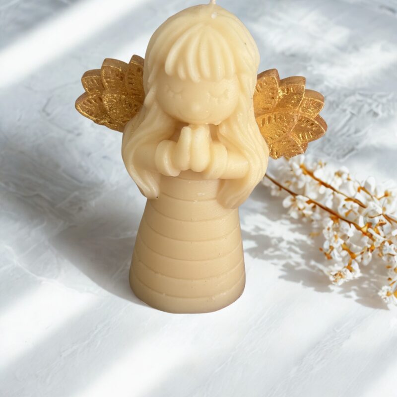 Ángel pelo largo vela o candela