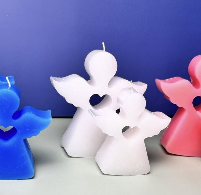 Ángel pequeño con corazón, Vela o candela