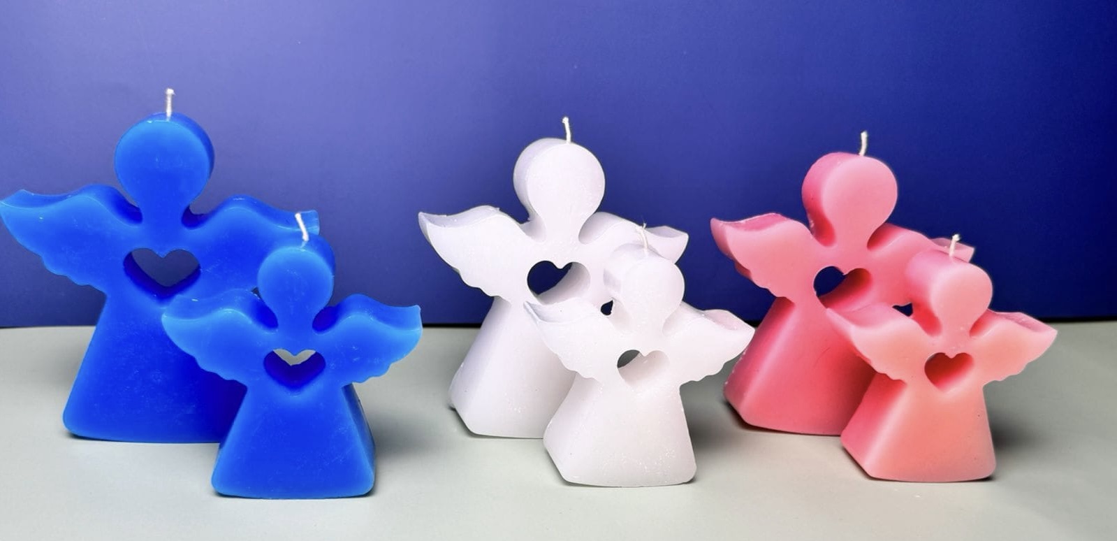 Ángel pequeño con corazón, Vela o candela