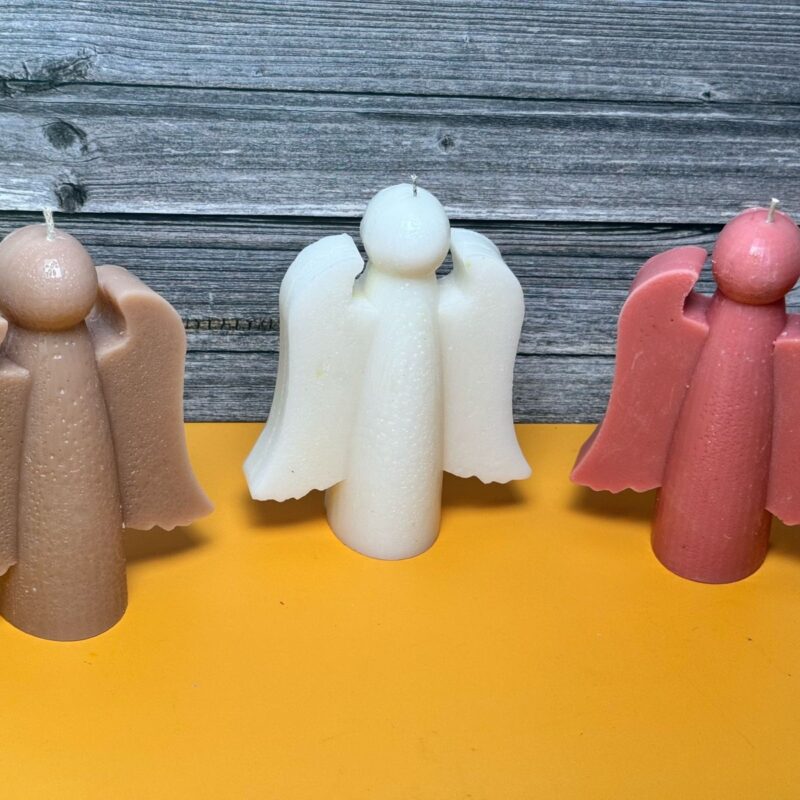 Ángel grande de pie vela candela