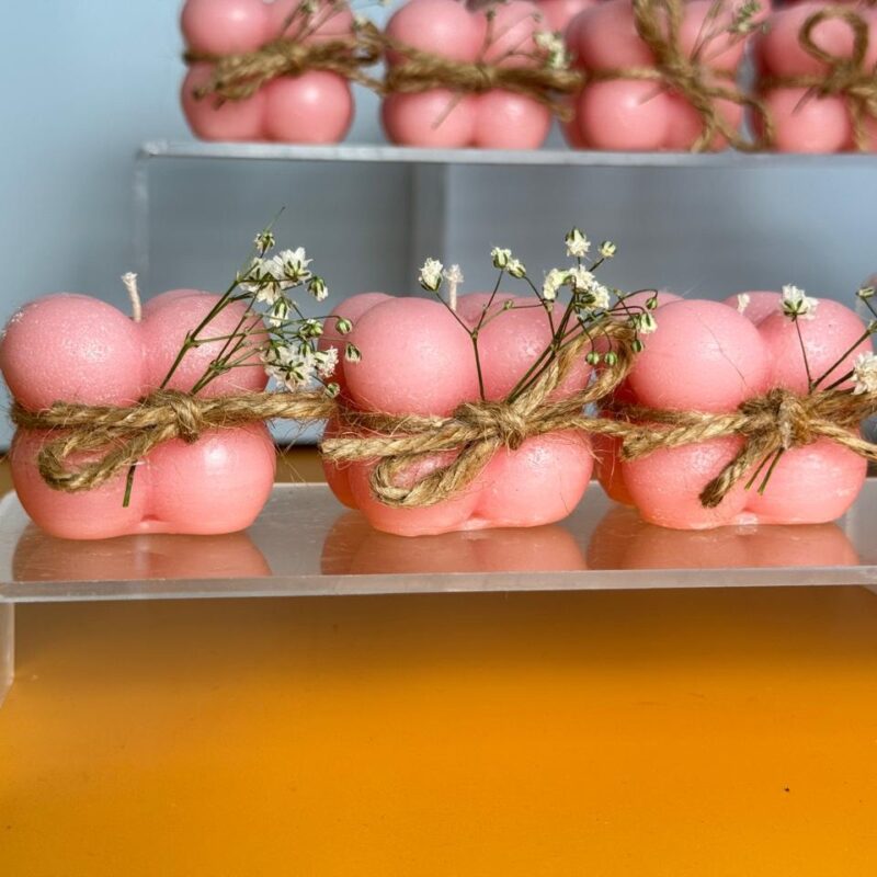 Burbuja pequeña vela o candela