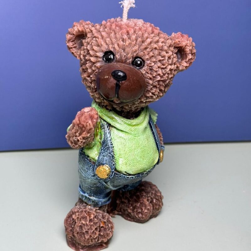 Oso Centro de mesa vela o candela