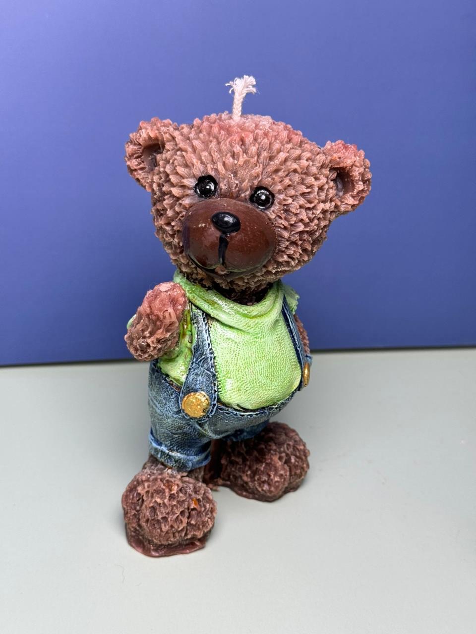 Oso Centro de mesa vela o candela