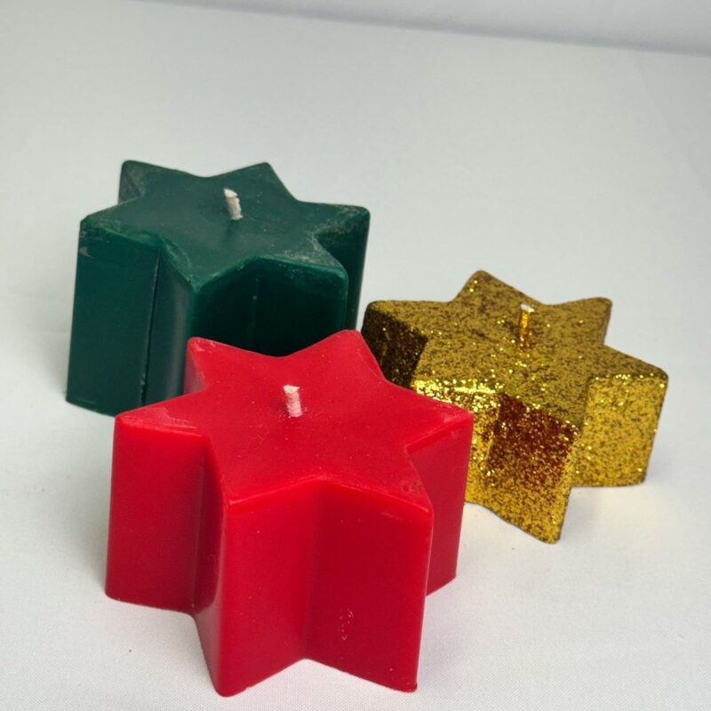 Estrellas en juego cera o parafina