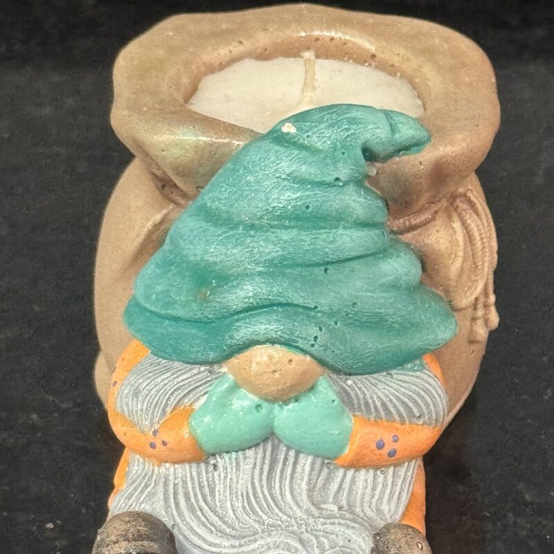 Maceta Gnomo de yeso vela o candela